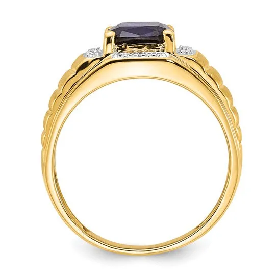 10k Yellow Gold Men's Ring