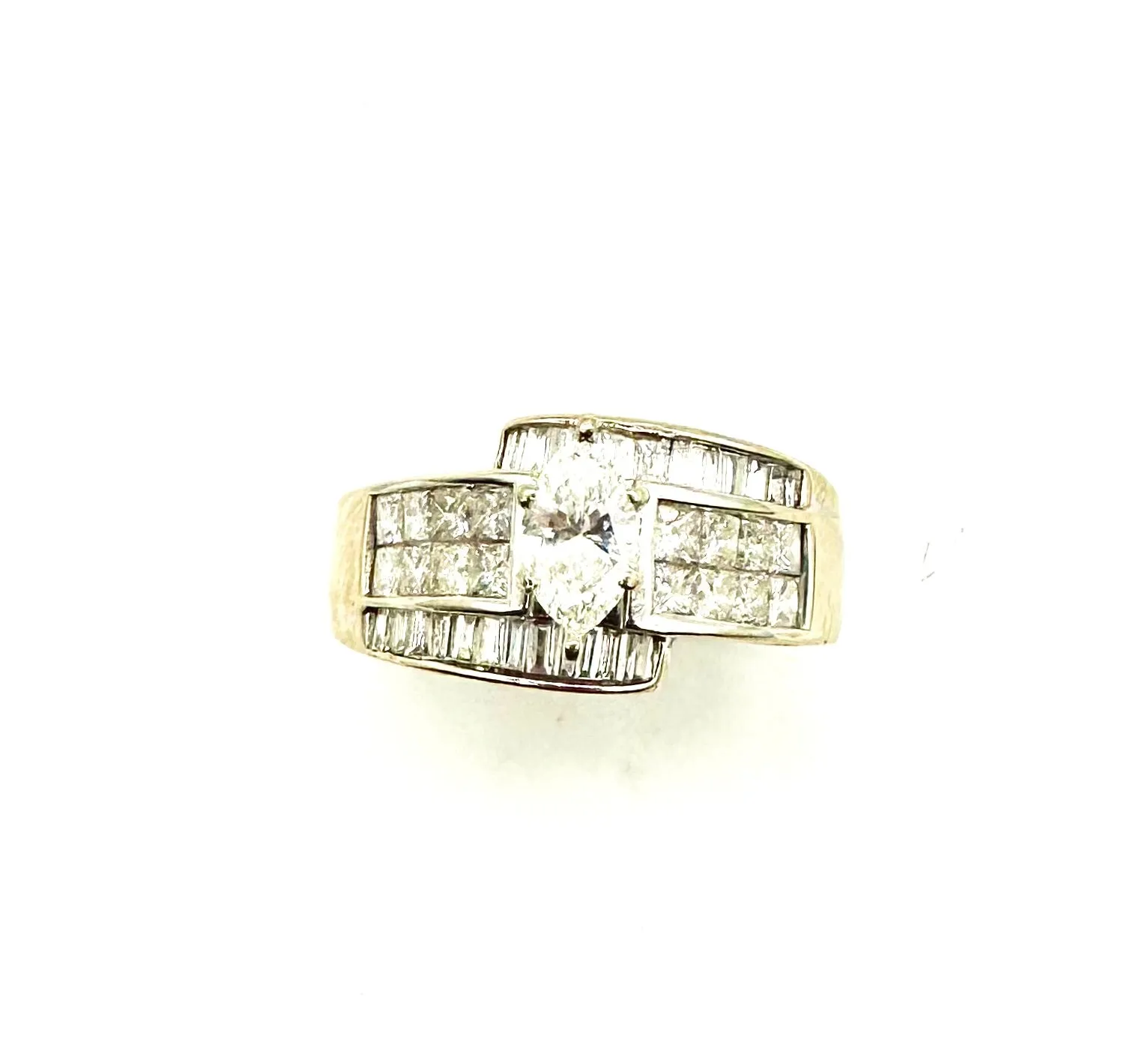 3 CTW Marquise Diamond Ring