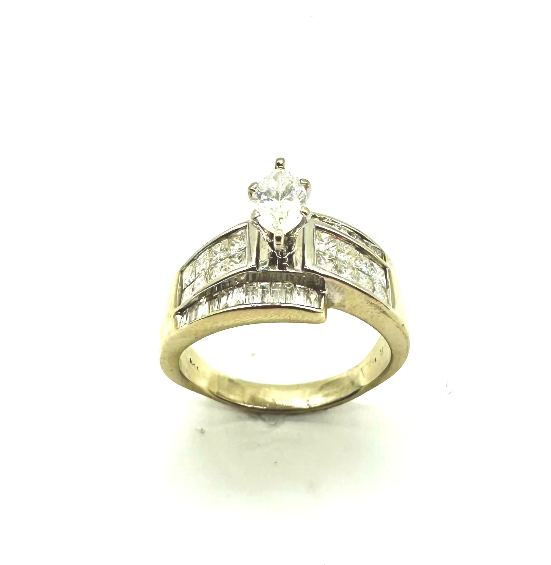 3 CTW Marquise Diamond Ring