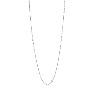 36-Inch Chain with Mix Shape Rose Cut Diamonds