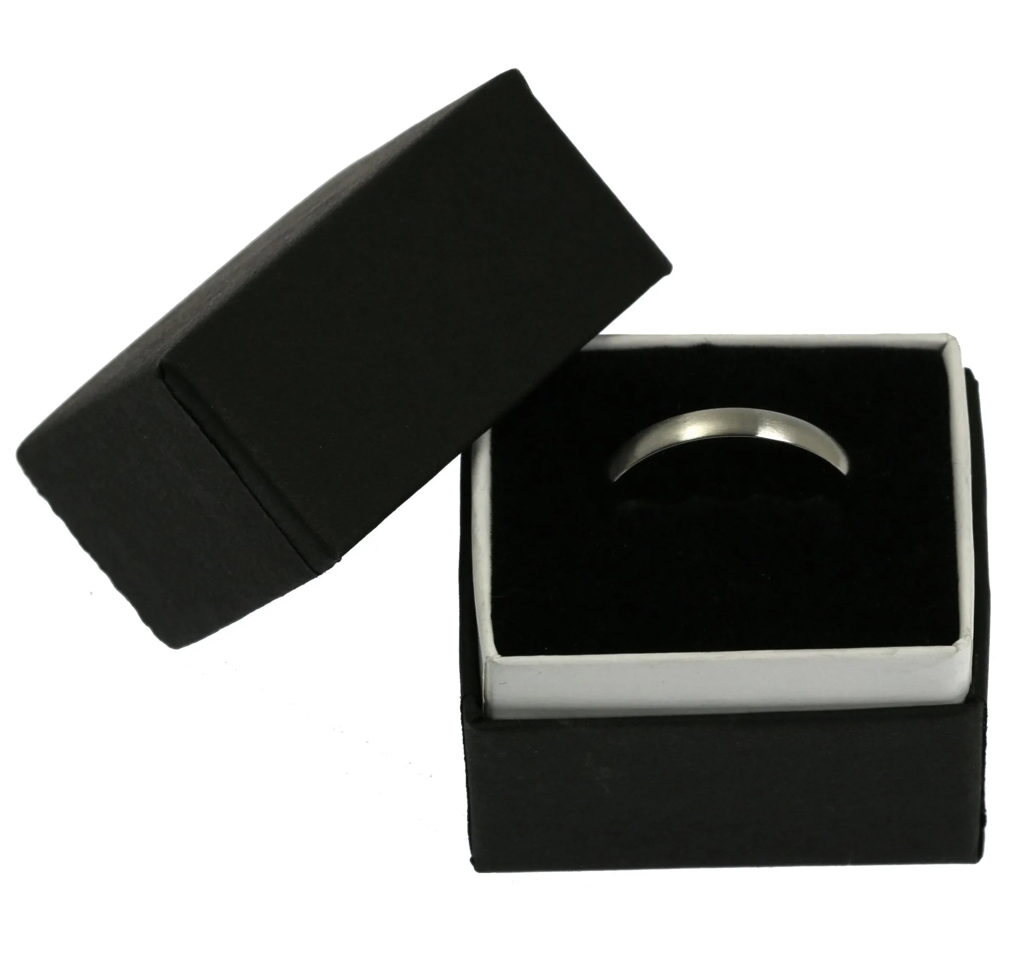 3mm Brushed Comfort Fit Stainless Steel Men's Ring