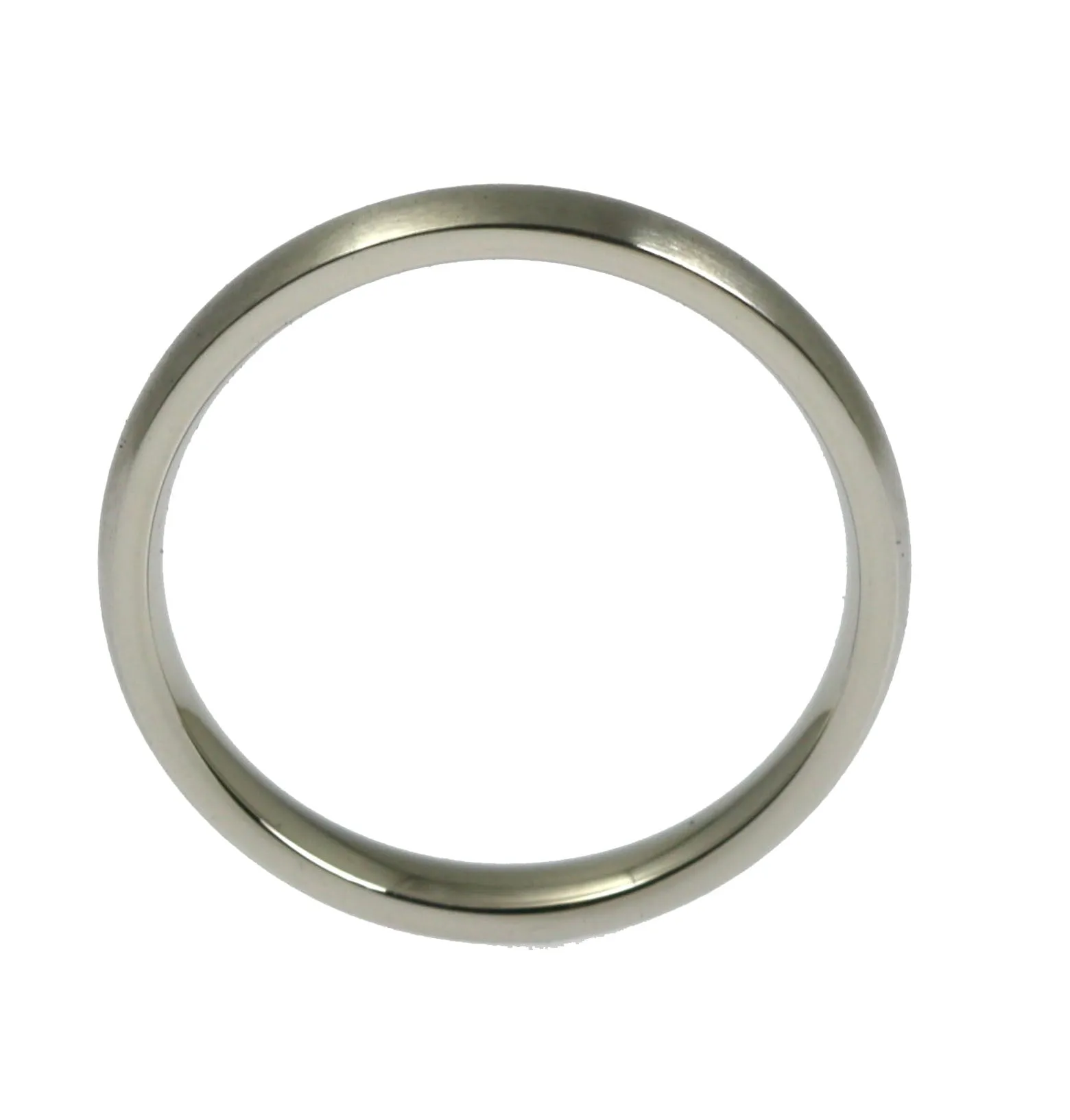 3mm Brushed Comfort Fit Stainless Steel Men's Ring