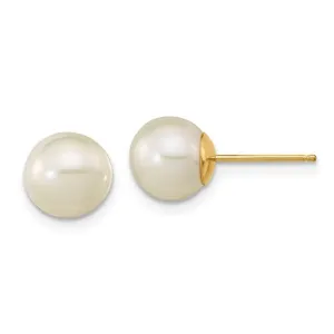 7.5MM Pearl Stud Earrings