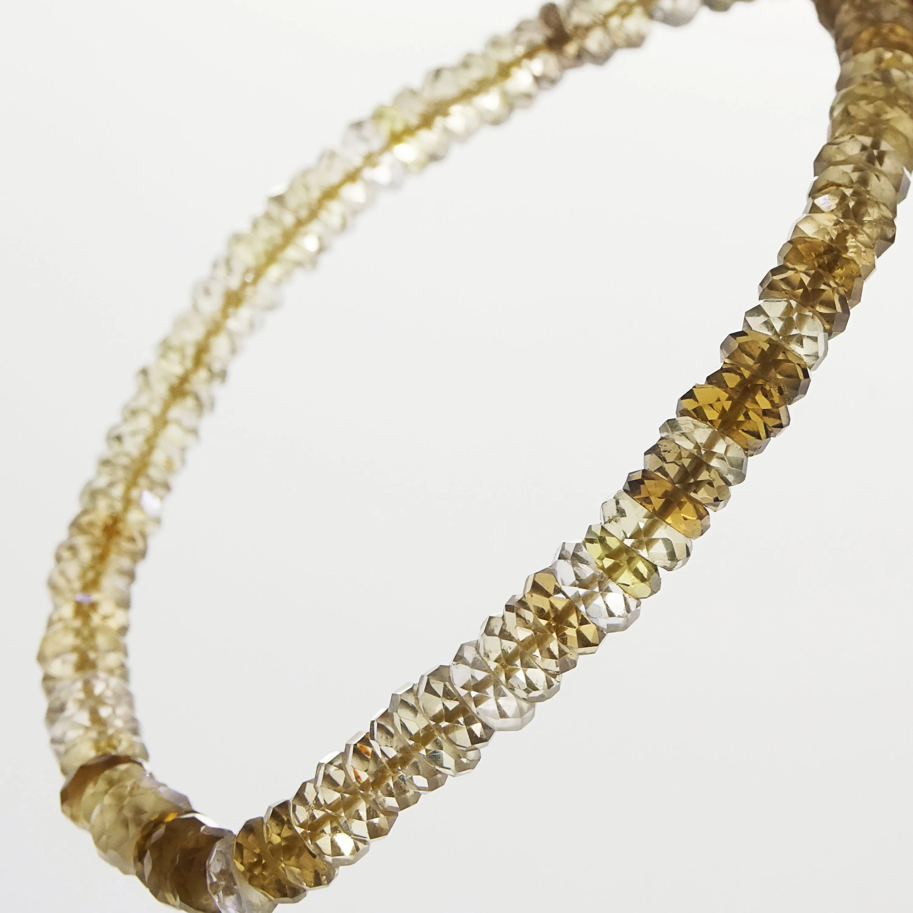 A-Grade Citrine Faceted Rondelle