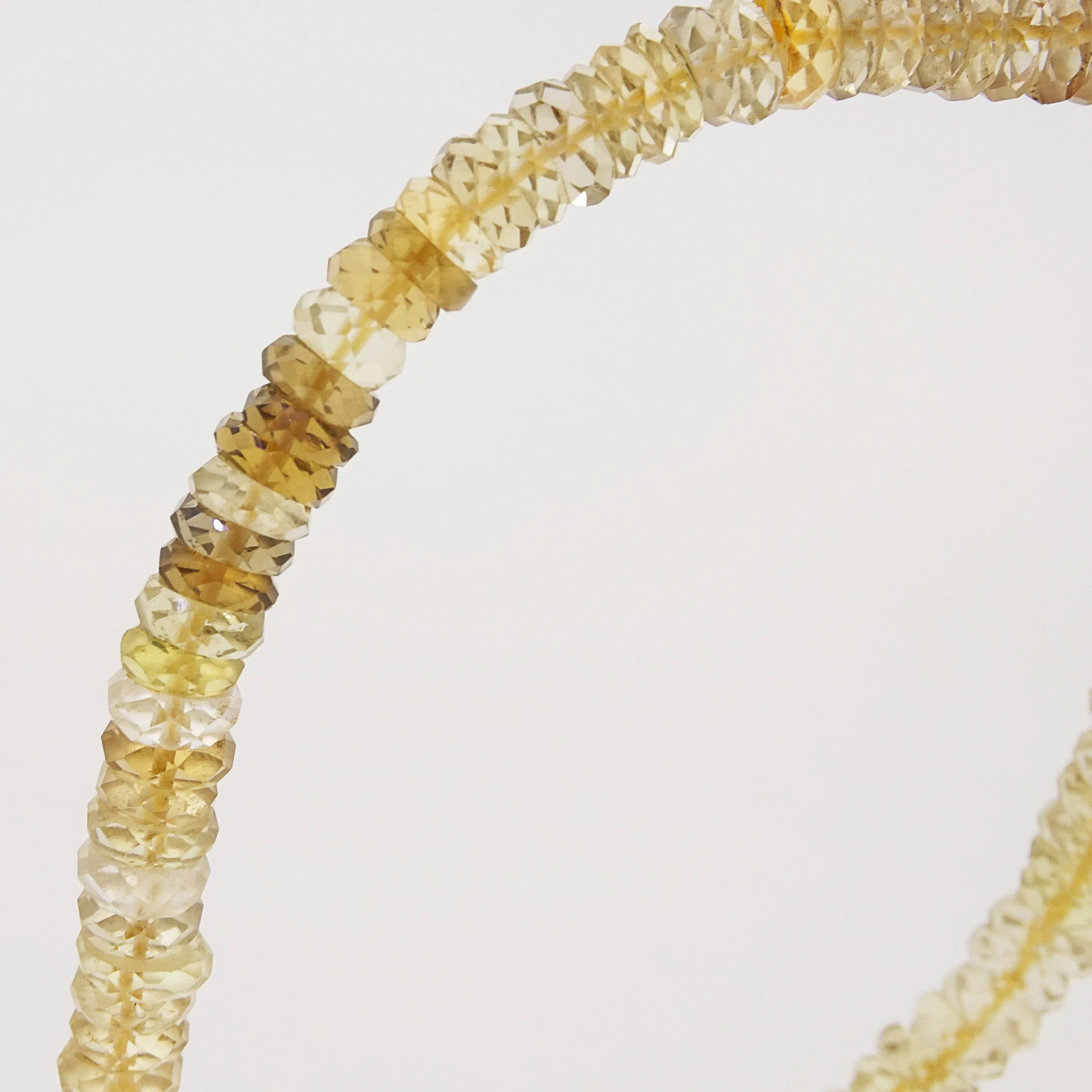 A-Grade Citrine Faceted Rondelle