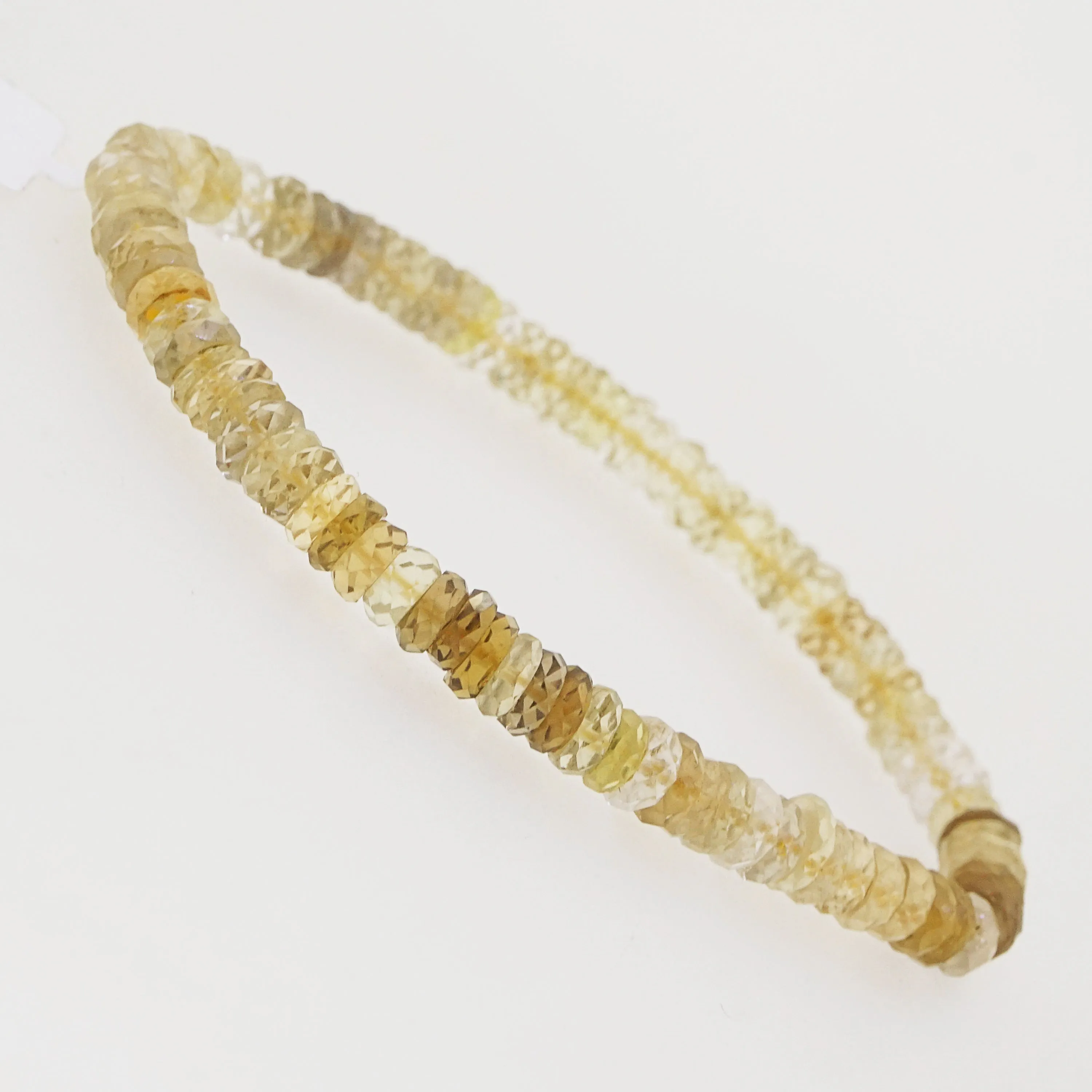 A-Grade Citrine Faceted Rondelle