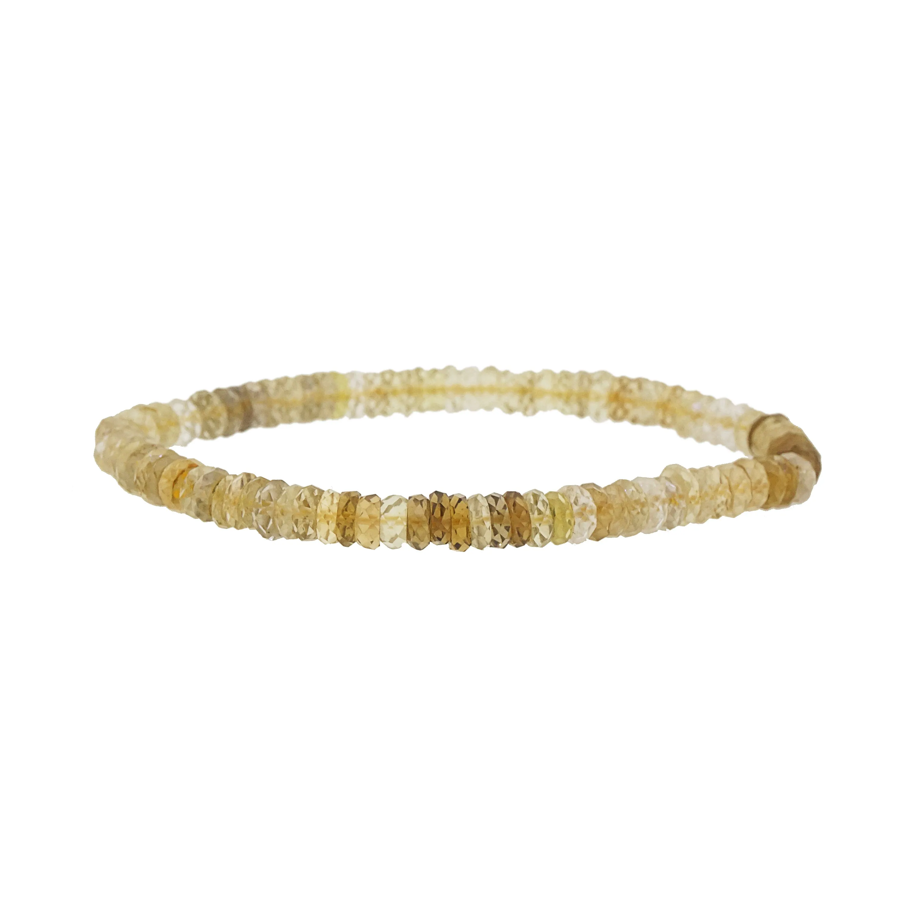 A-Grade Citrine Faceted Rondelle