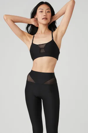 Airlift Mesh Allure Bra - Black