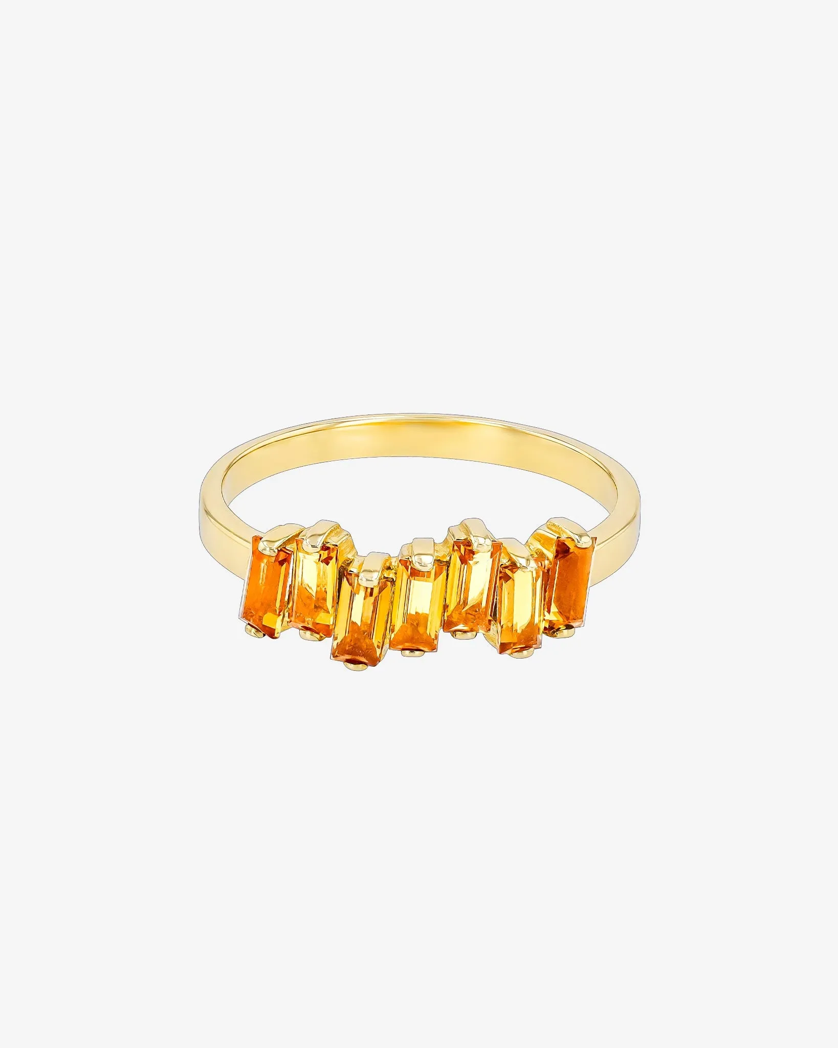 Amalfi Citrine Half Band