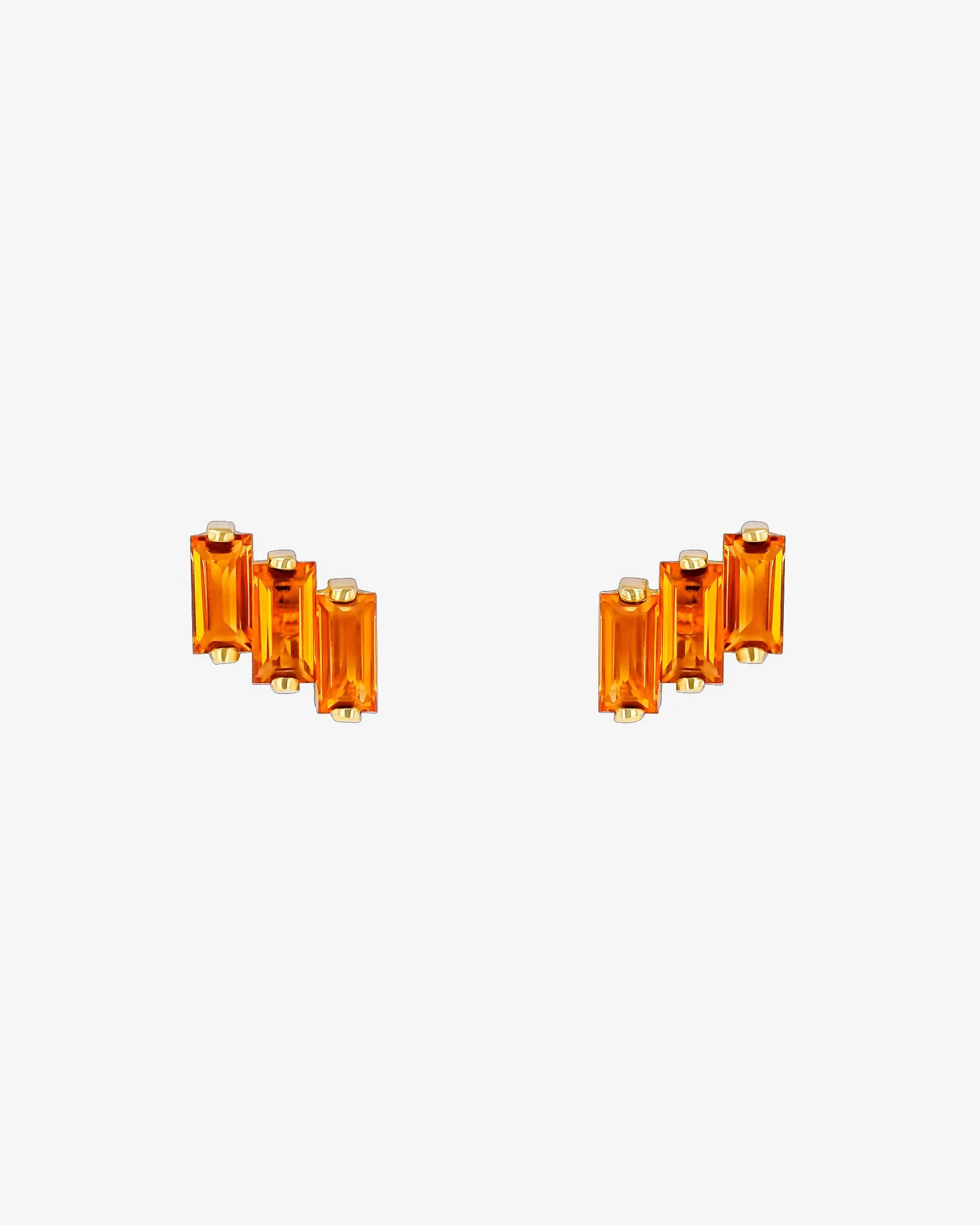 Amalfi Citrine Studs