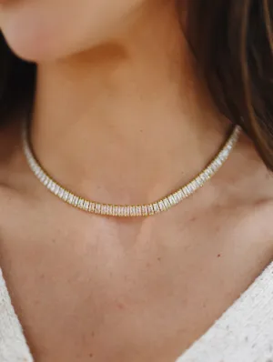 Baguette Tennis Necklace