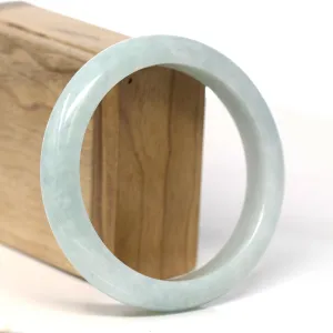 Baikalla Natural Burmese Green Jadeite Jade Bangle Bracelet (62.26mm) #T276