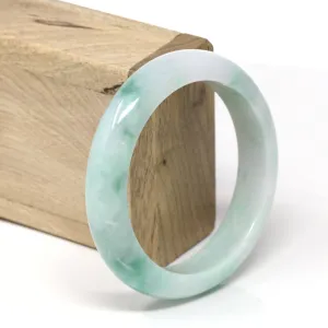 Baikalla™ "Classic Bangle" Genuine Burmese High Quality Jadeite Jade Bangle Bracelet (58.52 mm) #532