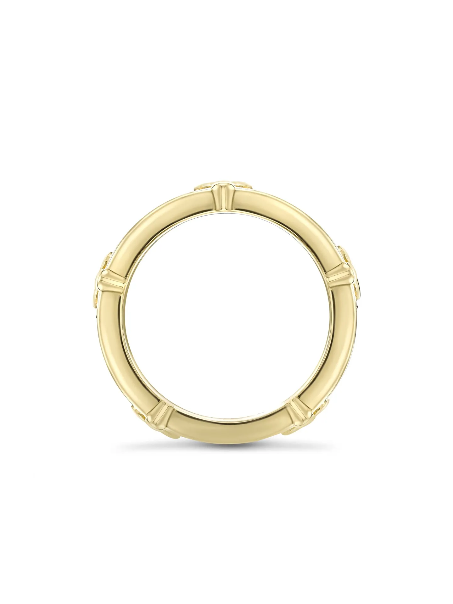 Be Boodles Yellow Gold Diamond Wedding Ring