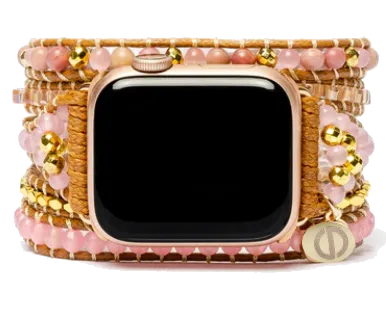 Bracelet pour Apple Watch en Quartz Rose
