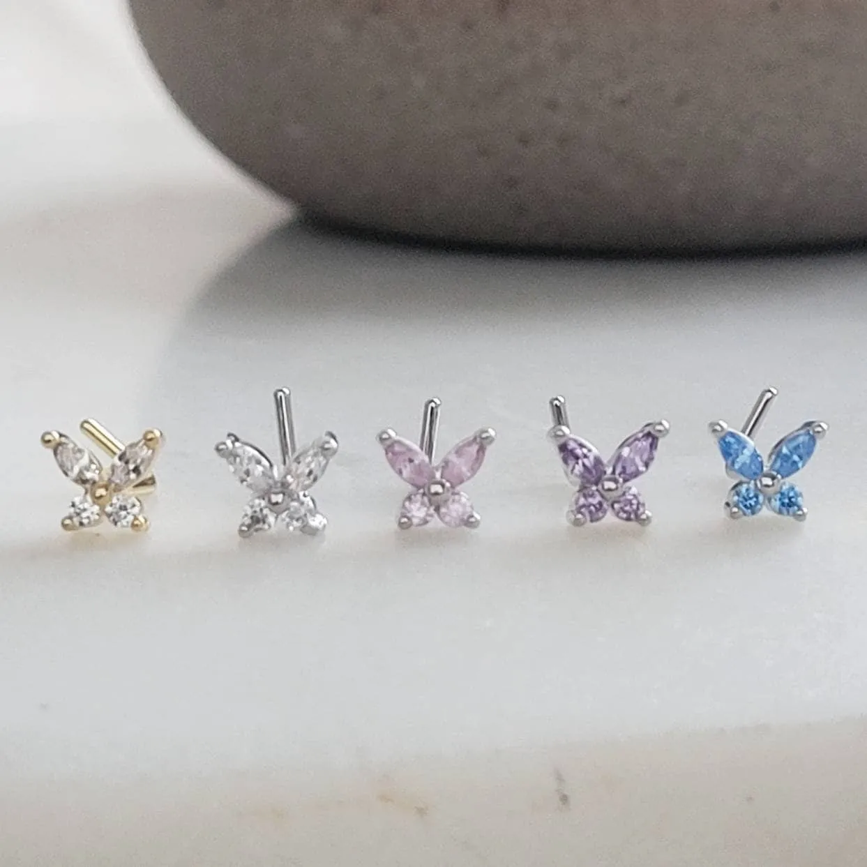 Butterfly Nose Stud