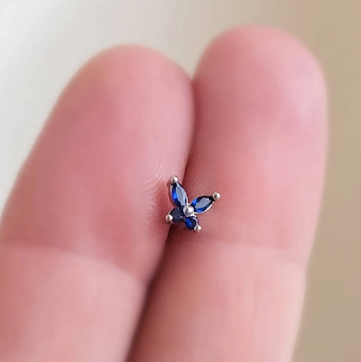 Butterfly Nose Stud