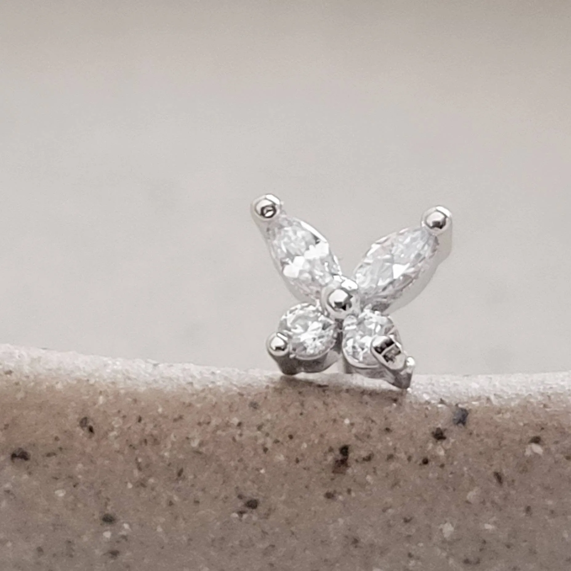 Butterfly Nose Stud