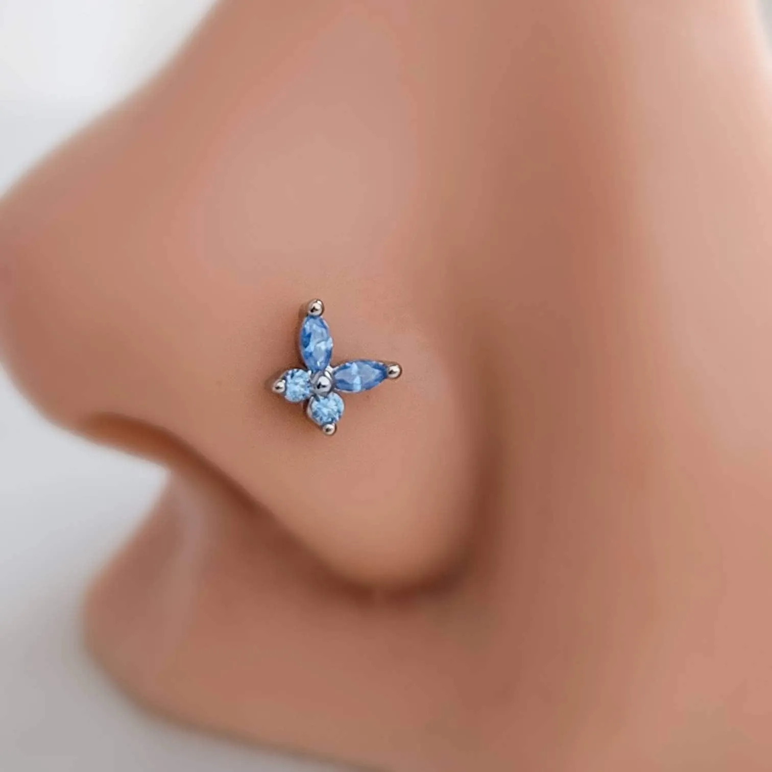 Butterfly Nose Stud