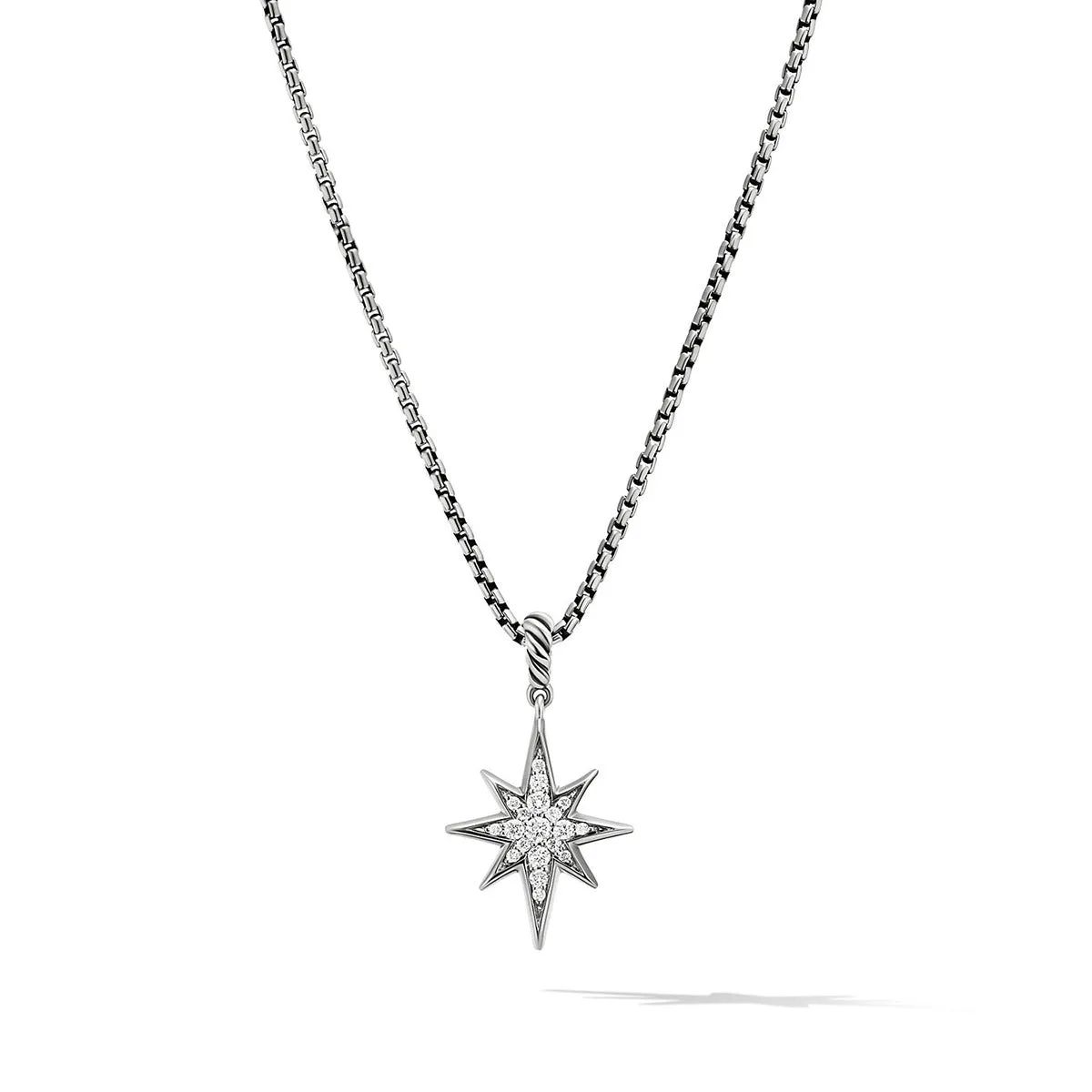 Cable Collectibles North Star Necklace with Pave Diamonds