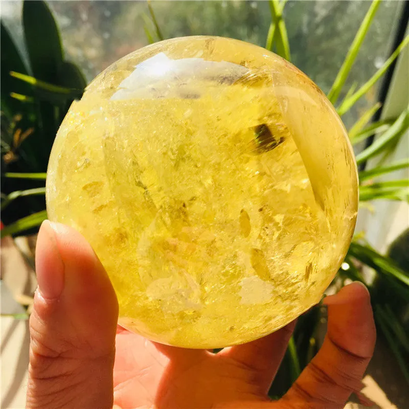 Citrine High-Grade Polished Sphere's!