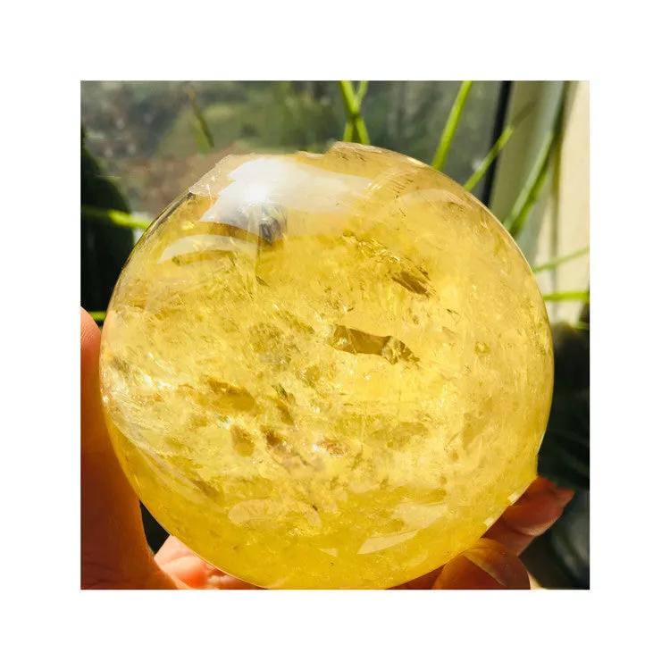 Citrine High-Grade Polished Sphere's!