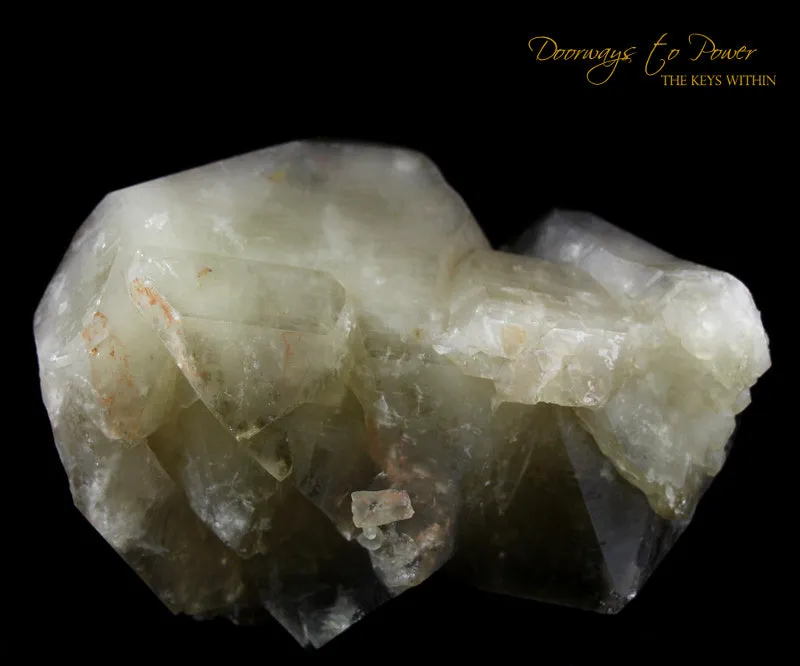 Citrine Tantric Twin Quartz ET Record Keeper Crystal Specimen