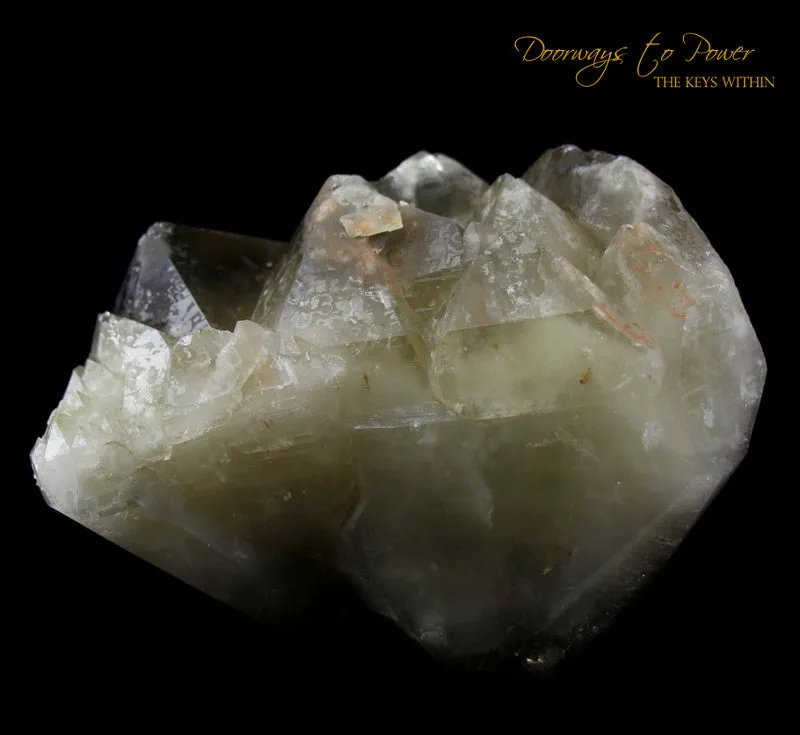 Citrine Tantric Twin Quartz ET Record Keeper Crystal Specimen