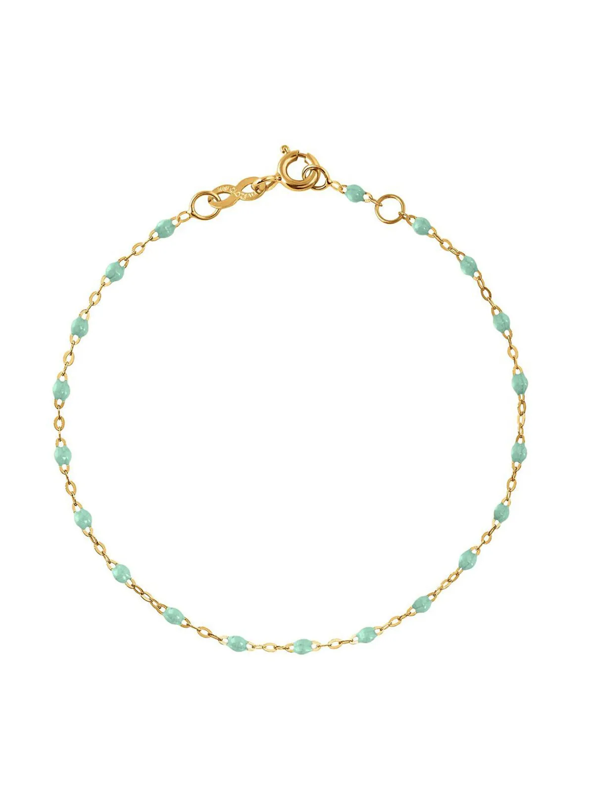 Classic Gigi Jade Resin Yellow Gold Bracelet