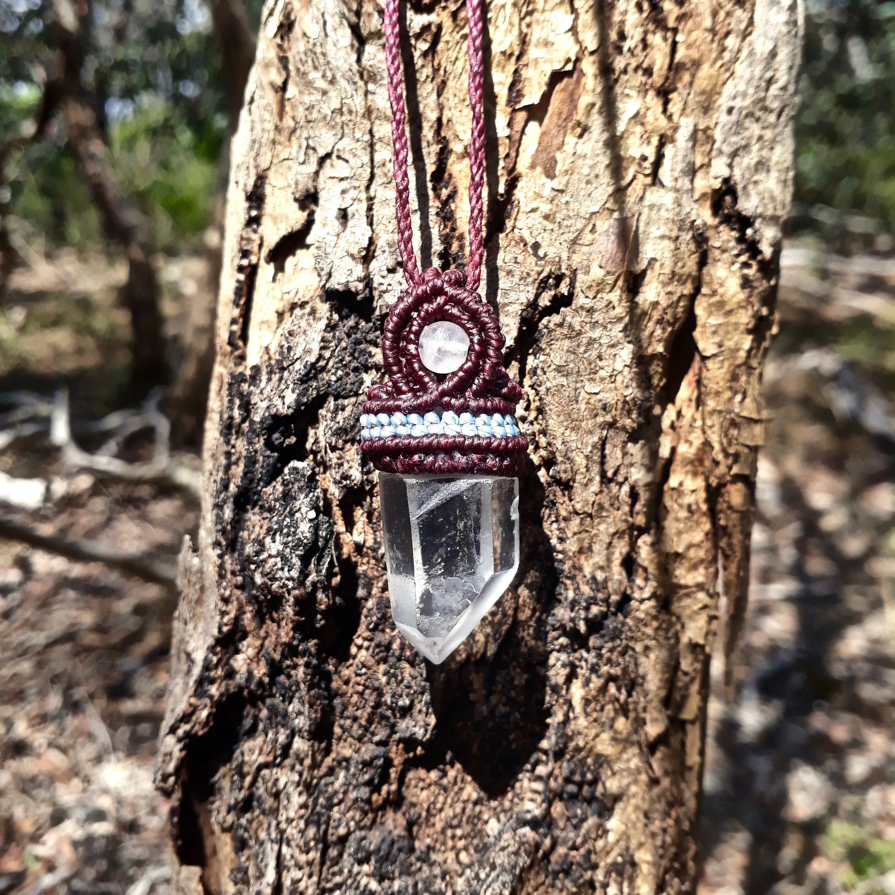 Crystal quartz necklace