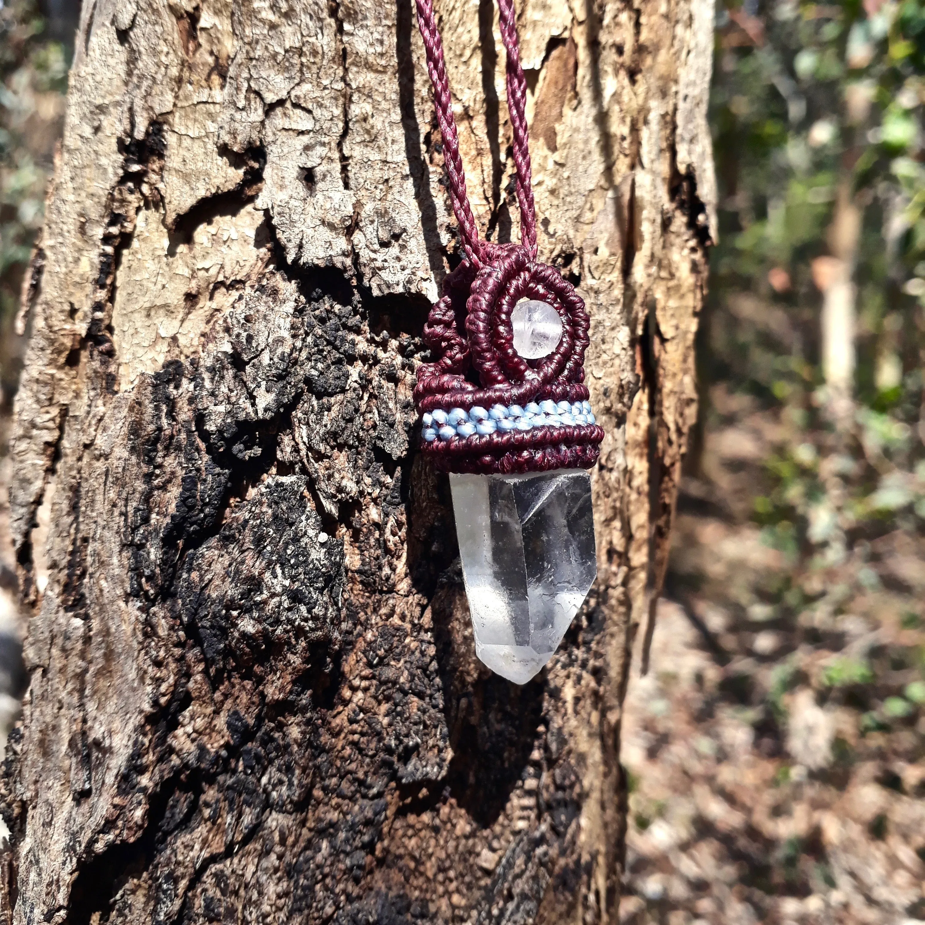 Crystal quartz necklace