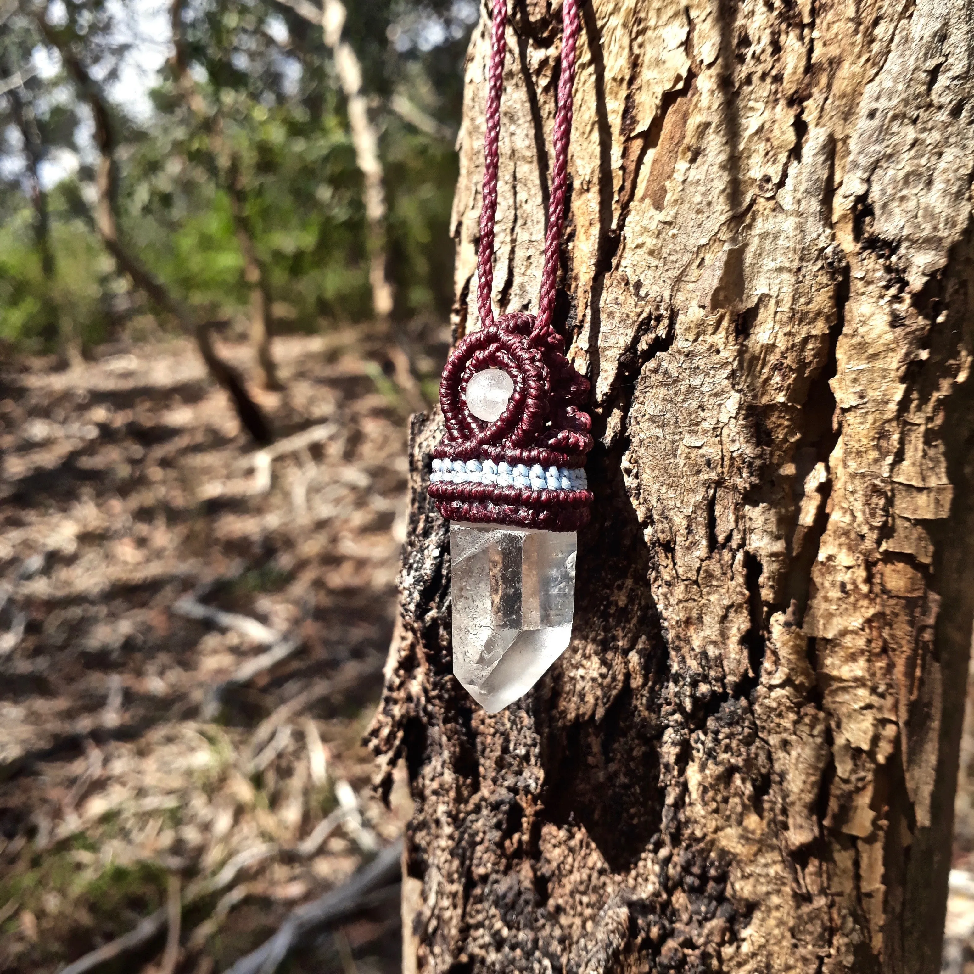 Crystal quartz necklace