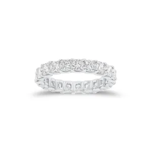 Cushion-Cut Diamond Eternity Ring