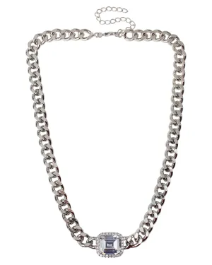 CZ Chunky Chain Necklace