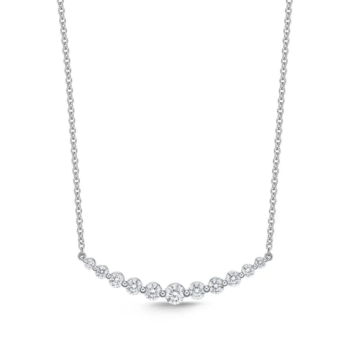 Diamond Classic Smile Necklace