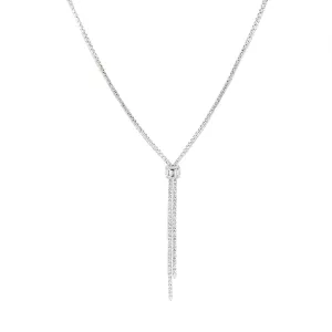 Diamond Lariat Necklace