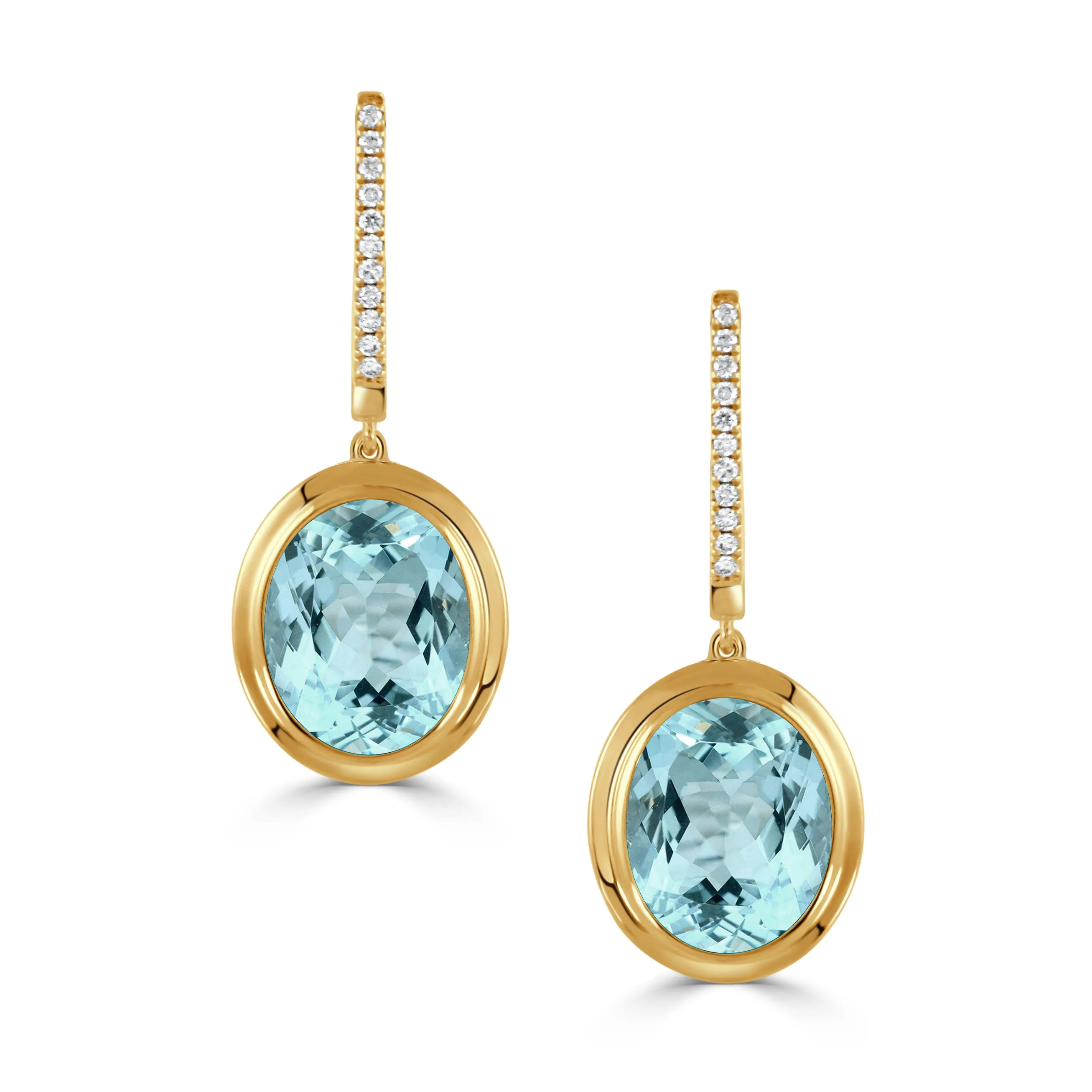 Doves Sky Blue Topaz Earrings