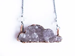 Druzy cloud necklace | Cloud necklace