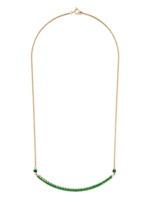 Elite Arc Necklace - Emerald