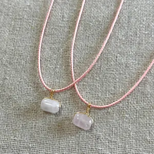 Eternity Pendant - Rose Quartz