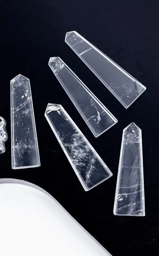 Flat Crystal Point | Clear Quartz