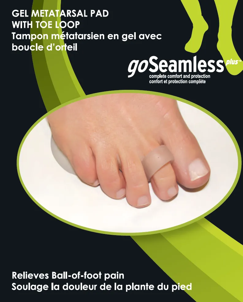 Gel Metatarsal Pad With Toe Loop