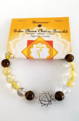 Gemstone Bead Bracelet - Solar Plexus Chakra