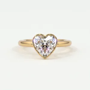 Heart Shape Bezel Setting