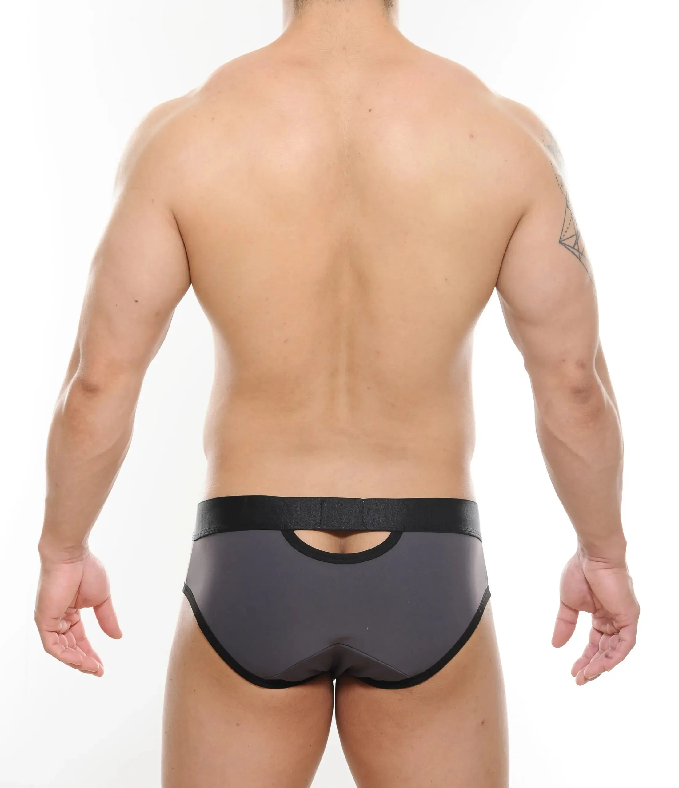 HELMUT BRIEF WITH ZIPPER