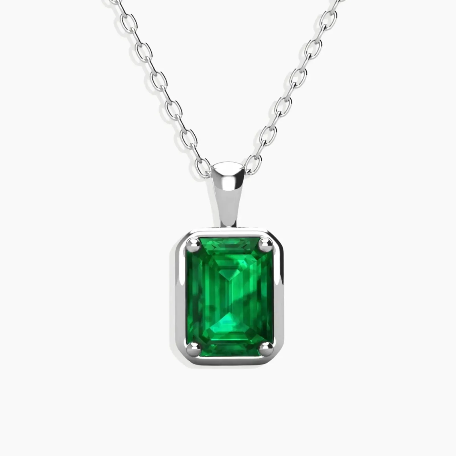 Irosk Emerald Pendant Necklace