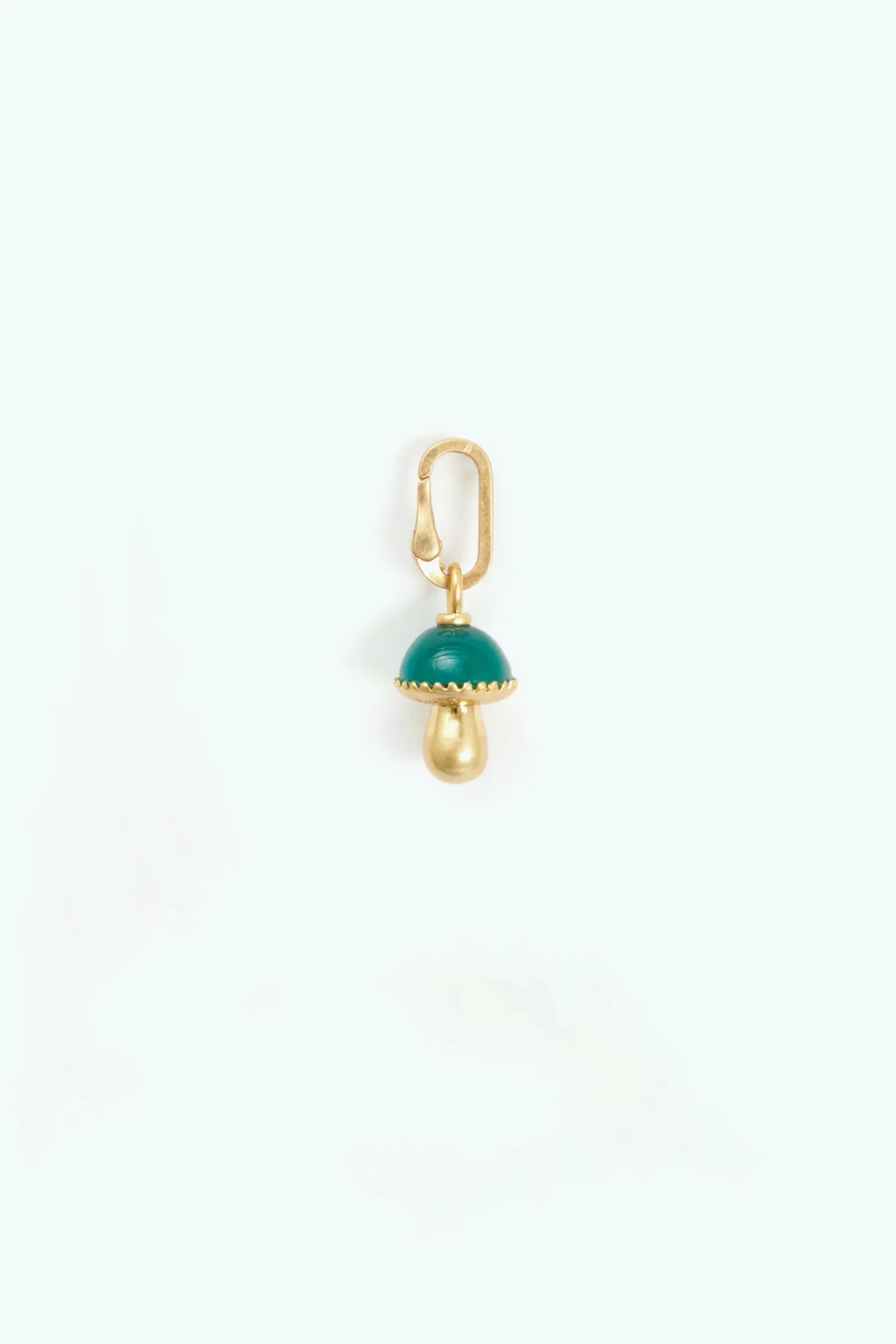 Jade Mushroom Charm