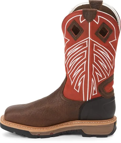 JUSTIN MEN'S ROUGHNECK STEEL TOE WORK BOOT - WK2115