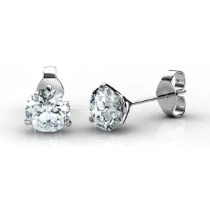 Limited edition 0.50CT Round Cut Diamond Stud Earrings in 14KT White Gold