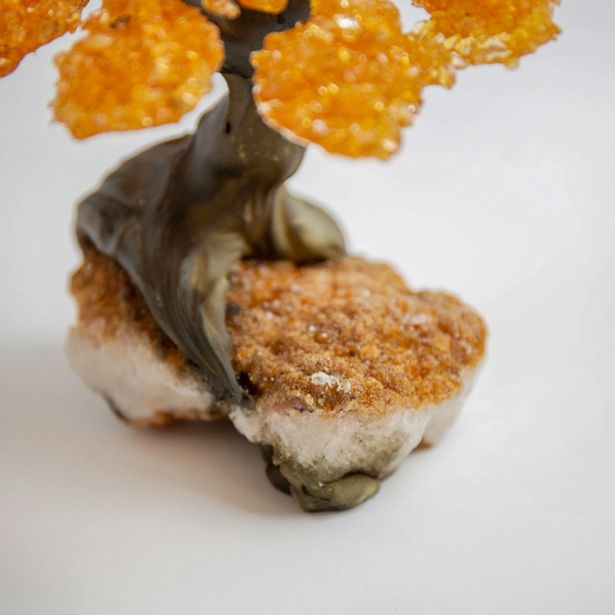 Medium - Genuine Citrine Clustered Gemstone Tree on Citrine Matrix (The Calming Tree)